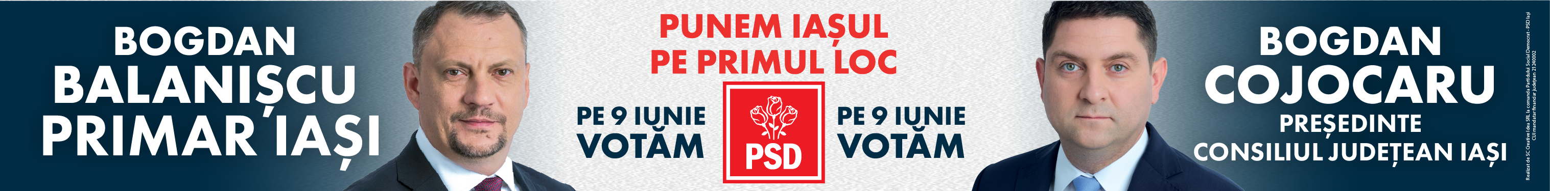 Banner electoral PSD