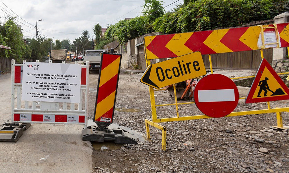 santier delgaz lucrari companii de utilitati iasi