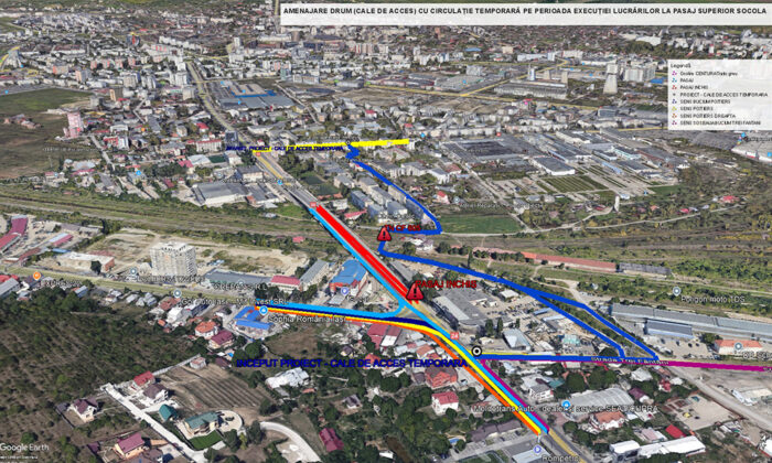 cale de acces provizorie pasajul socola iasi
