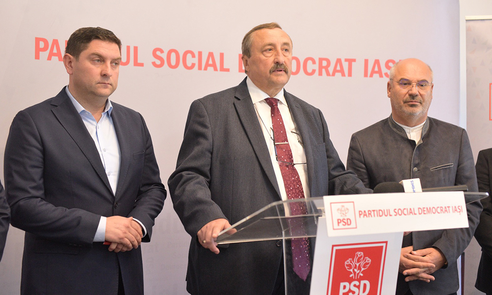 conferinta de presa psd iasi alegeri parlamentare