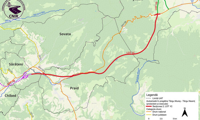 sectiune sarateni joseni autostrada a8