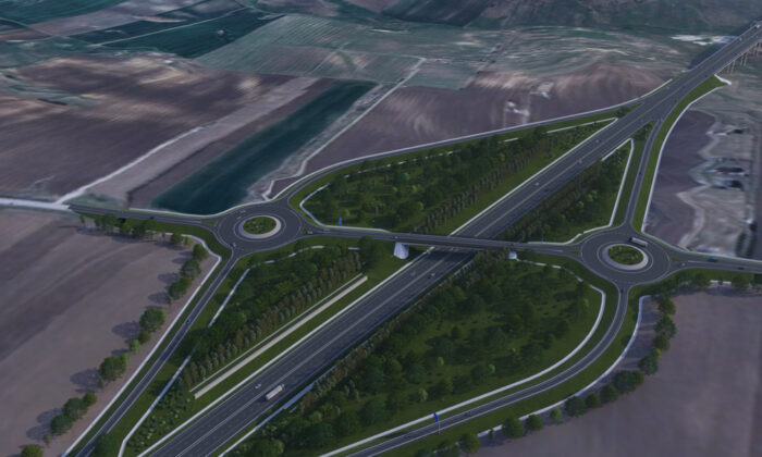 autostrada a7 motca-iasi-ungheni randare proiect - imagini virtuale