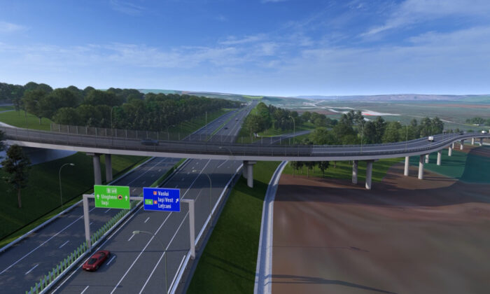 autostrada a8 motca-iasi-ungheni randare proiect - imagini virtuale