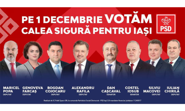 candidati psd iasi alegeri parlamentare