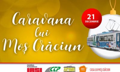 caravana mos craciun transport public iasi