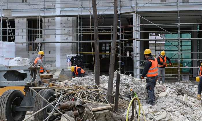 stadiu lucrari filarmonica iasi februarie 2025