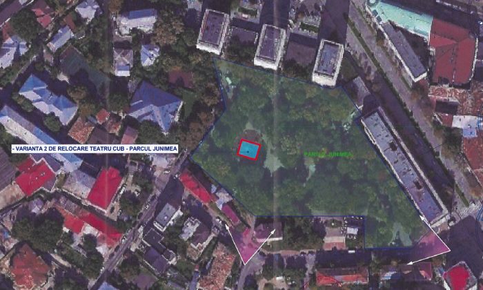 relocare teatru cub parcul junimea