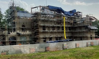 castelul sturdza de la miclauseni in iunie 2025 - lucrari de restaurare