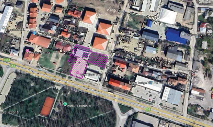schita amplasament hotel valea lupului