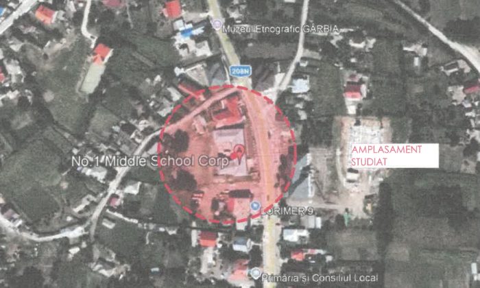 scoala todiresti amplasament