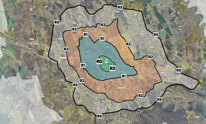 masterplan metropolitan Iasi - inel R0-R1-R2-R3