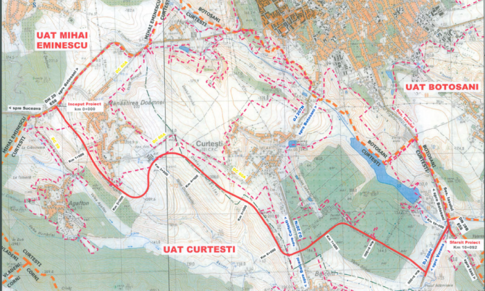 traseu centura botosani