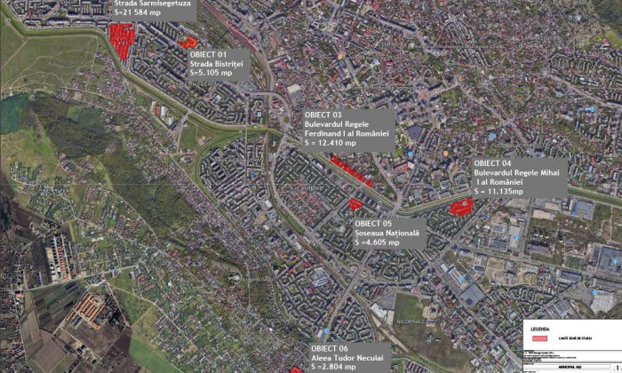 plan incadrare spatii verzi