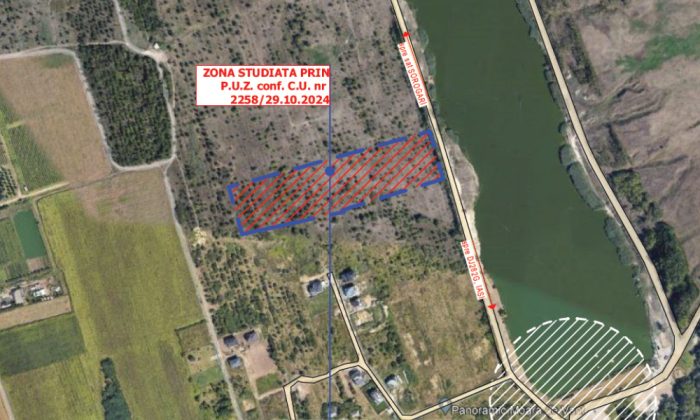 amplasament complex vile moara de vant lacul aroneanu iasi