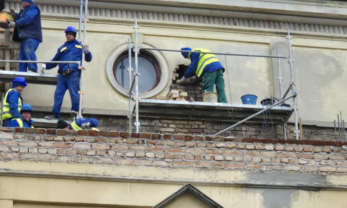 stadiu lucrari filarmonica iasi noiembrie 2025