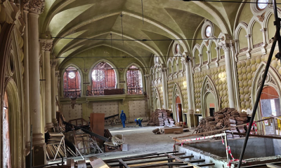 stadiu lucrari filarmonica iasi noiembrie 2025