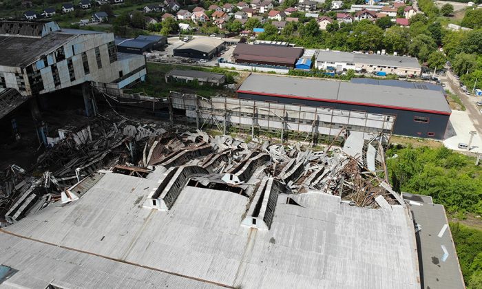 ruinele fostei platforme industriale fortus iasi