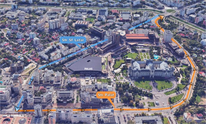 schita reabilitare linie de tramvai si infiintare cale de rulare noua