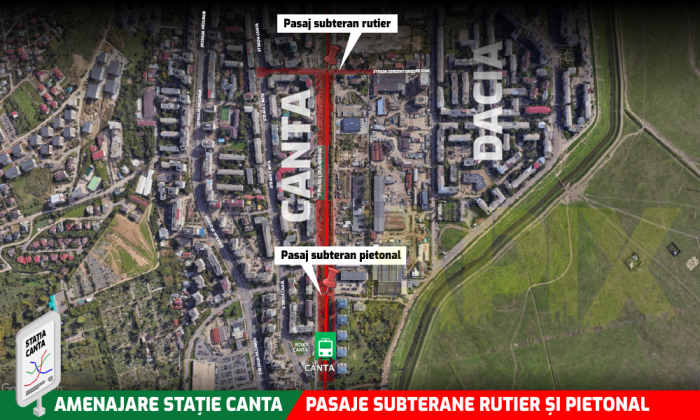 schita pasaj rutier canta