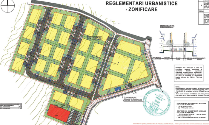 schita amplasament vile ioanid bucium trei fantani