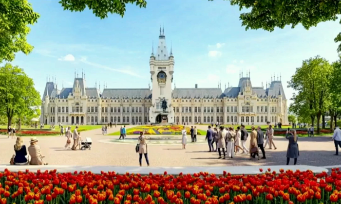 zona pietonala palat