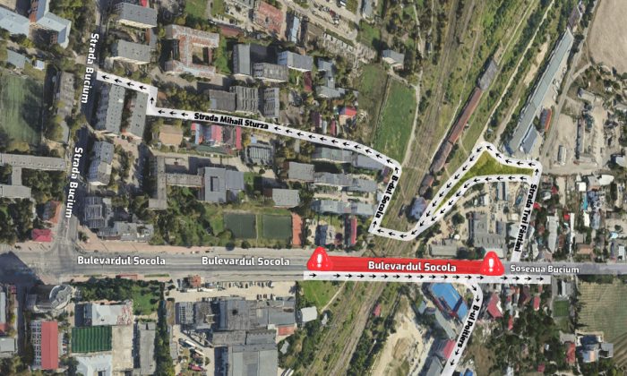 drum provizoriu socola iasi schita