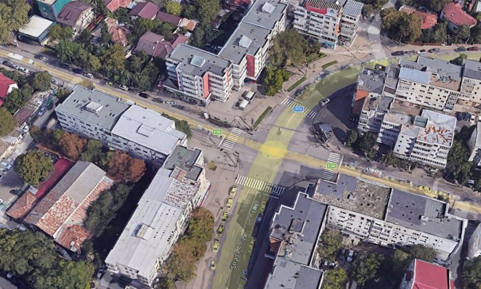 intersectie podu de fier