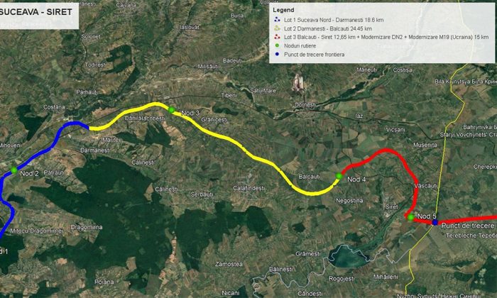 schita traseu ultimul lot drum expres suceava siret