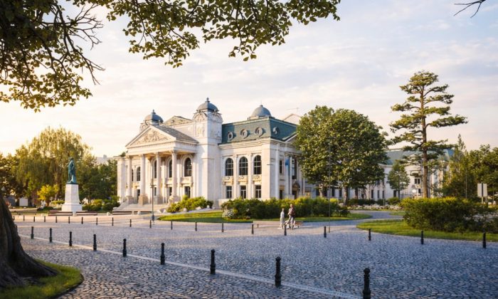 reamanajare spatii publice zona teatru national si filarmonica iasi