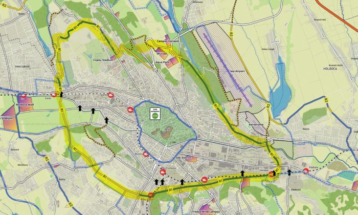 r1 inel de circulatie urbana iasi