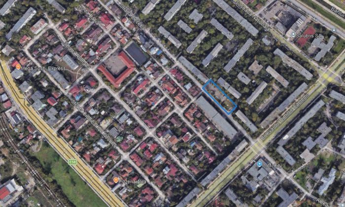 schita cladire de birouri zona decebal Iasi
