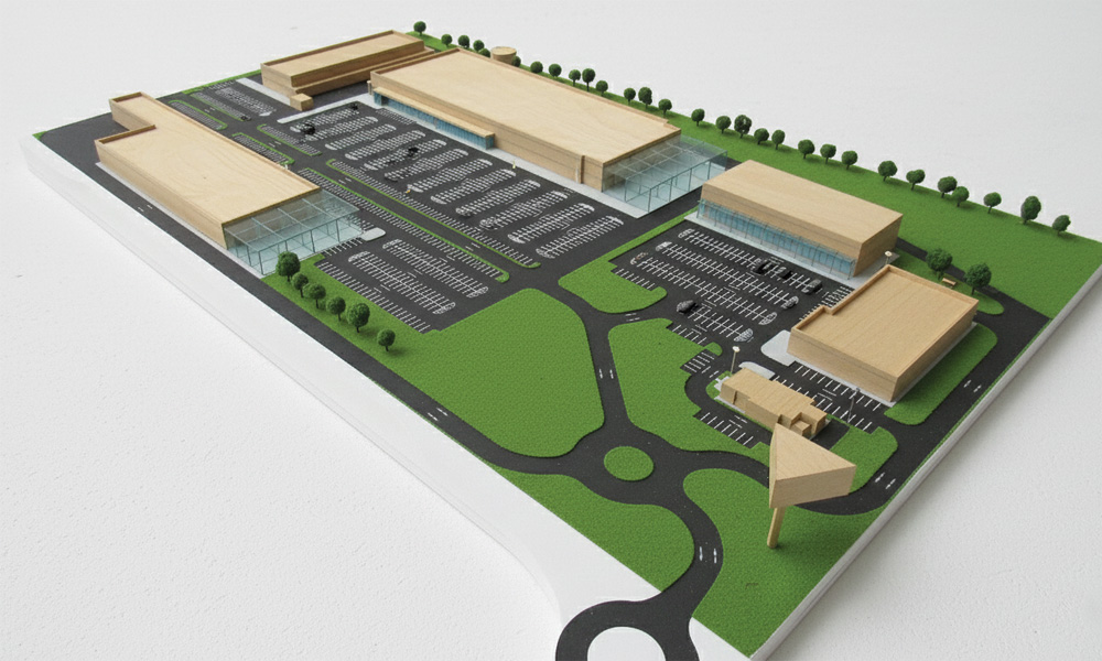 randare ansamblu comercial din jurul Hornbach