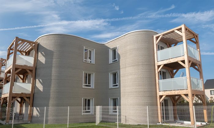 cladire realizata cu imprimanta 3D