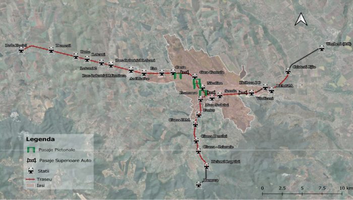 schita tren metropolitan iasi