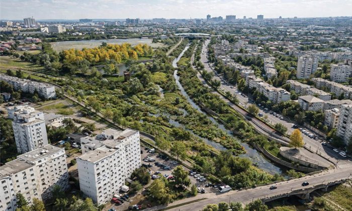 delta urbana Iasi de la confluenta raurilor Bahlui si Nicolina