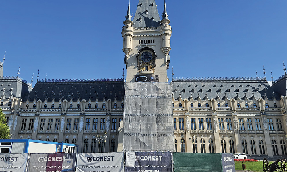 statuie stefan cel mare din iasi in lucru