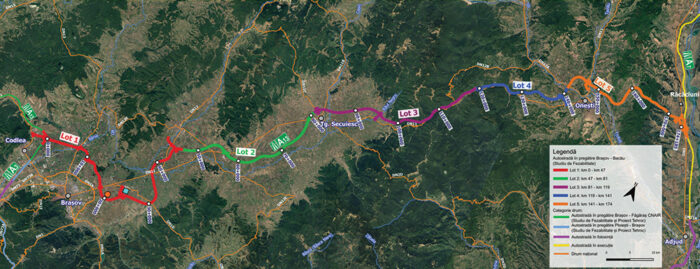 traseu a13 bacau brasov