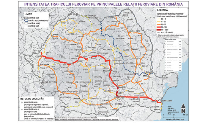harta intensitate trafic cf